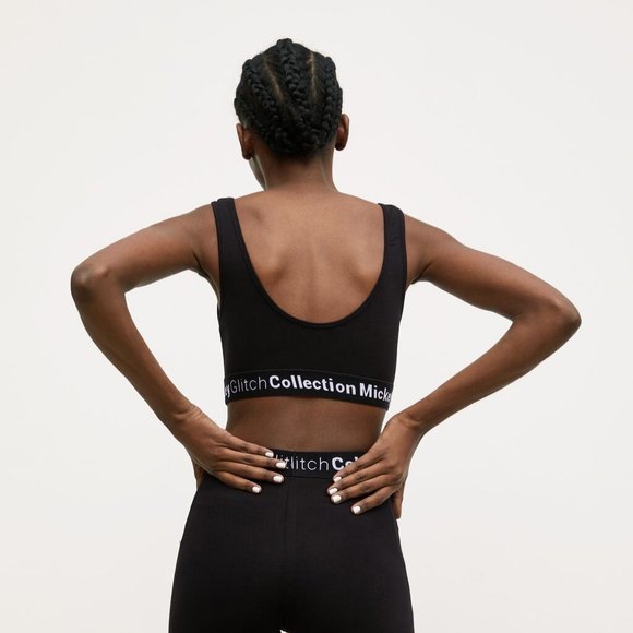 Zara Black Mickey Glitch Collection © Disney Sports Bra / Crop top - Picture 5 of 5